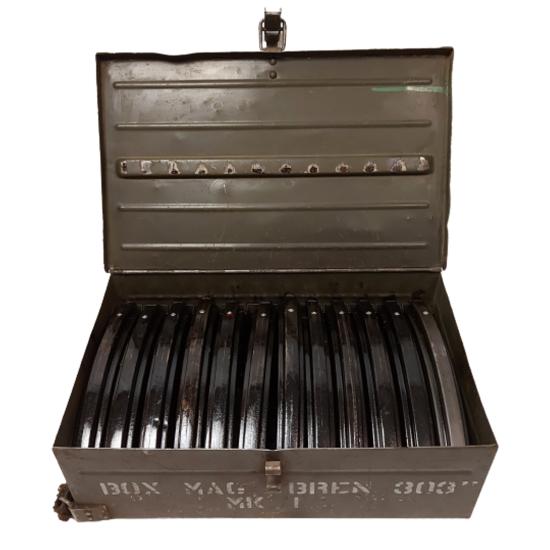 WW2 Canadian Bren Gun Magazine Chest With Magazines