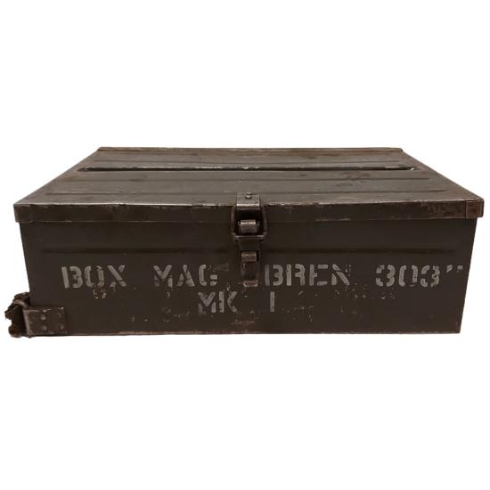 WW2 Canadian Bren Gun Magazine Chest With Magazines