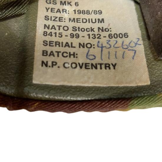 British Armed Forces Paratroopers Helmet 1988