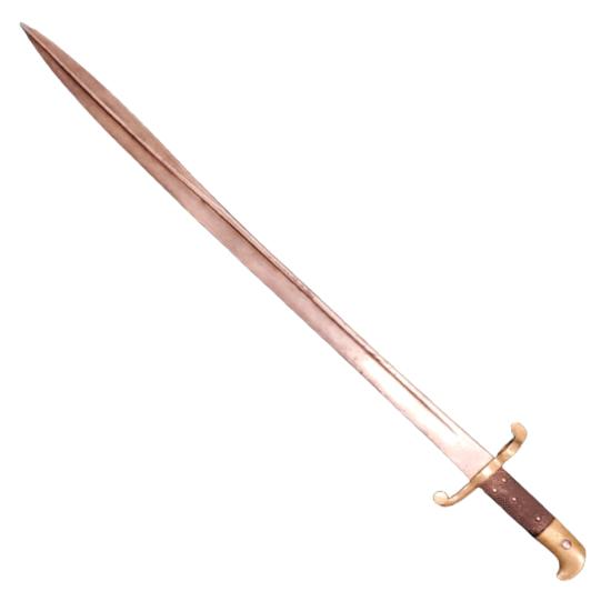 Pre-WW1 British Pattern 1885 Lancaster Oval Bore Bayonet