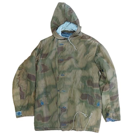 WW2 German 1943 Pattern Non-Reversible Camouflage Sumpftarn Parka