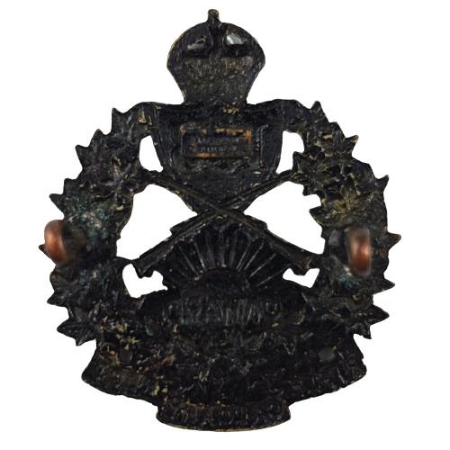 Pre-WW1 Canadian 103rd Calgary Rifles Cap Badge