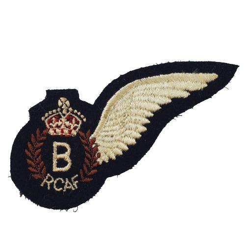 RCAF Bomber B Half Wing Brevet Insignia