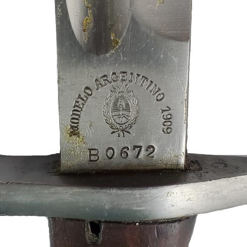 Pre-WW1 Argentine Model 1909 Mauser 2nd Pattern Bayonet