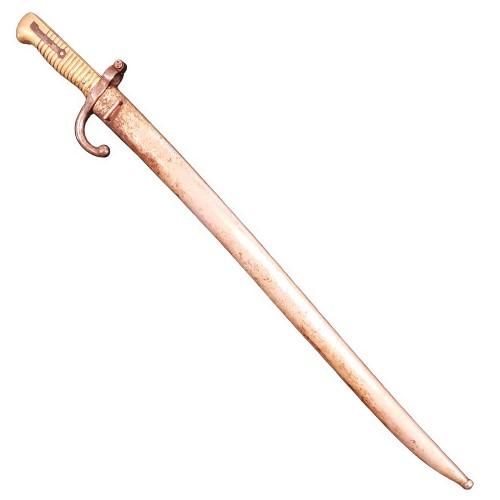 Pre-WW1 French Model 1866 Chassepot Bayonet Dated 1866