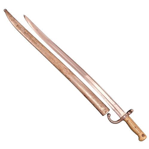 Pre-WW1 French Model 1866 Chassepot Bayonet Dated 1866