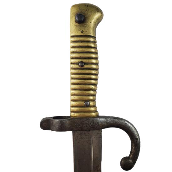 Pre-WW1 French Model 1866 Chassepot Bayonet Dated 1866