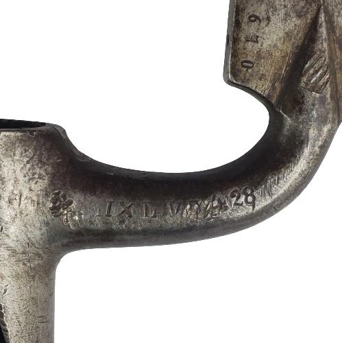 Pre-WW1 Austrian Model 1849 Augustin Jager Sword Bayonet
