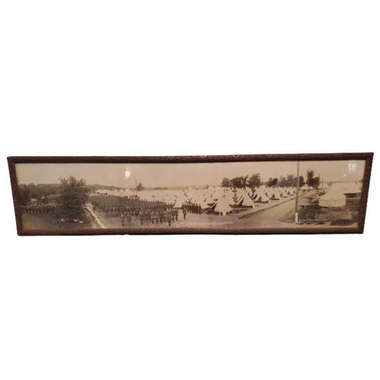 WW1 Canadian Yard Long Framed Photo- Signal Training Depot Ottawa 1917