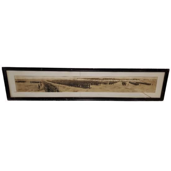 WW1 Canadian Yard Long Photo - Presenting Colors To The Highland Brigade 1916