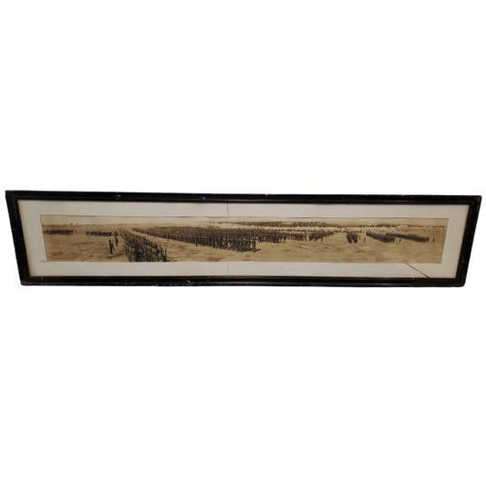 WW1 Canadian Yard Long Photo - Presenting Colors To The Highland Brigade 1916