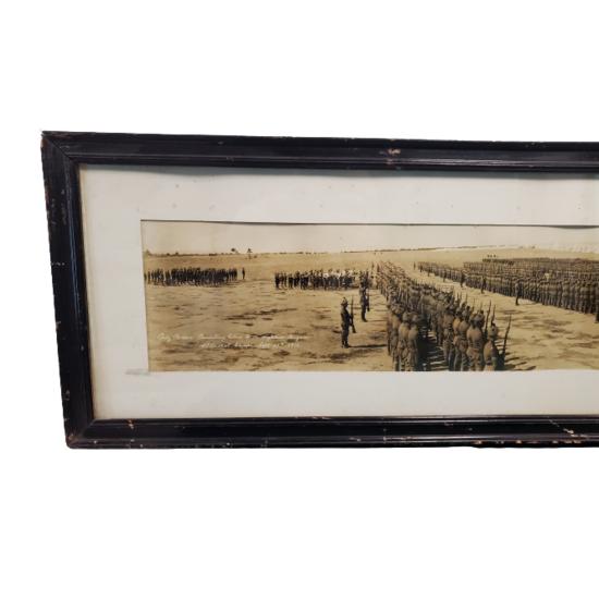 WW1 Canadian Yard Long Photo - Presenting Colors To The Highland Brigade 1916