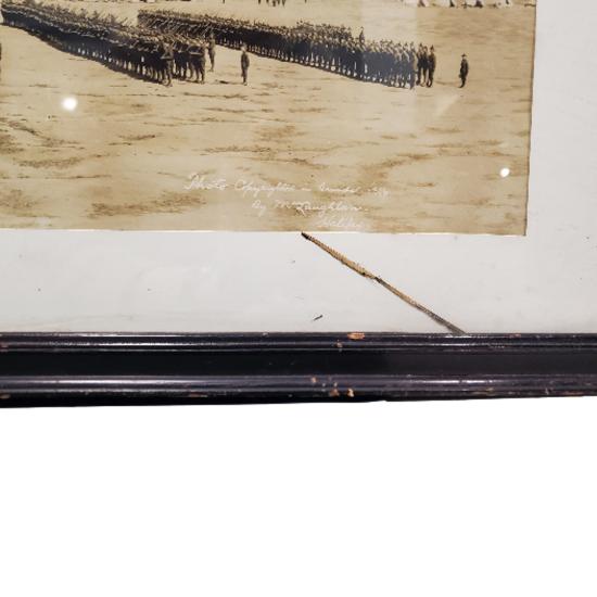 WW1 Canadian Yard Long Photo - Presenting Colors To The Highland Brigade 1916