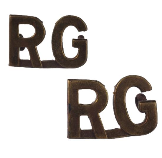 WW1 British Royal Grenadiers Collar Badge Pair