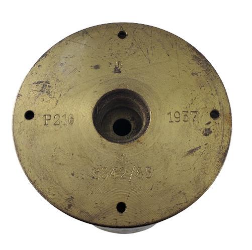 WW2 German Inert 105mm Fuse Set In Carrier