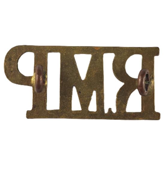 WW2 British Royal Military Police Brass Shoulder Title