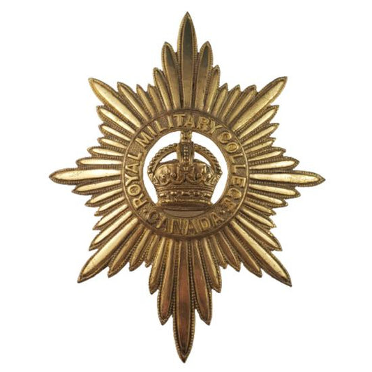 Canadian Royal Military College Helmet Plate