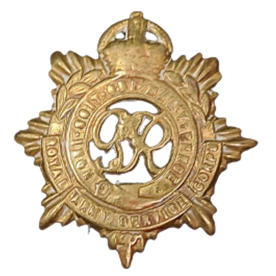 WW2 British Royal Army Service Corps Colored Field Service Cap