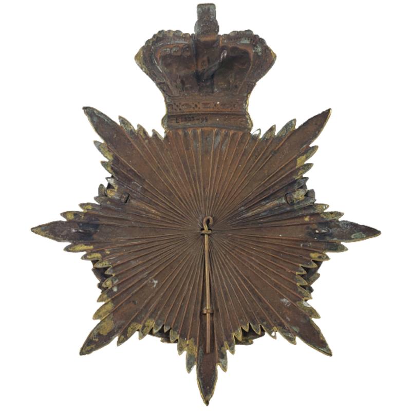 British Victorian 11th Regiment Of Foot Shako Plate