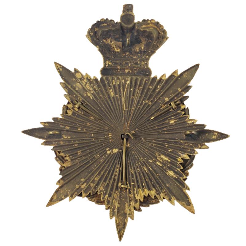 Victorian British The Devonshire Regiment Officer's Helmet Plate