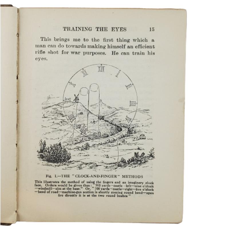 Named WW1 Manual - Rifle Training For War 1914