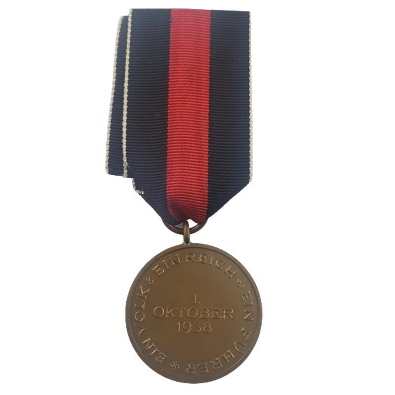 Cased WW2 German October 1, 1938 Commemorative Medal