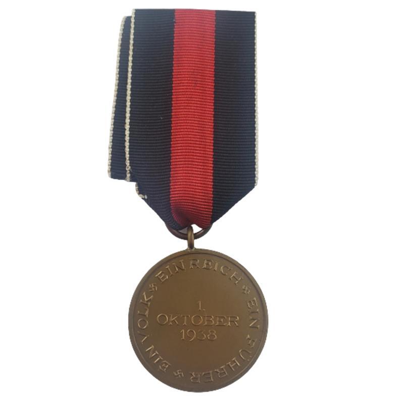 Cased WW2 German  October 1, 1938 Commemorative Medal