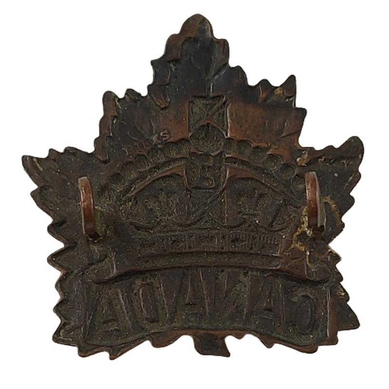 WW1 Canadian General Service Cap Badge - Birks