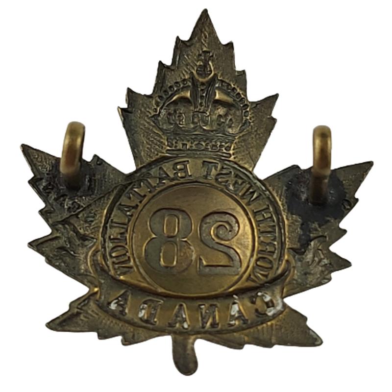 WW1 Canadian 28th (Northwest Regiment) OR's Cap Badge