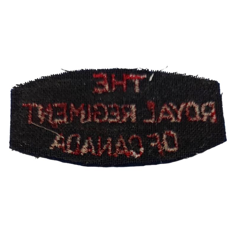 WW2 The Royal Regiment Of Canada Shoulder Title