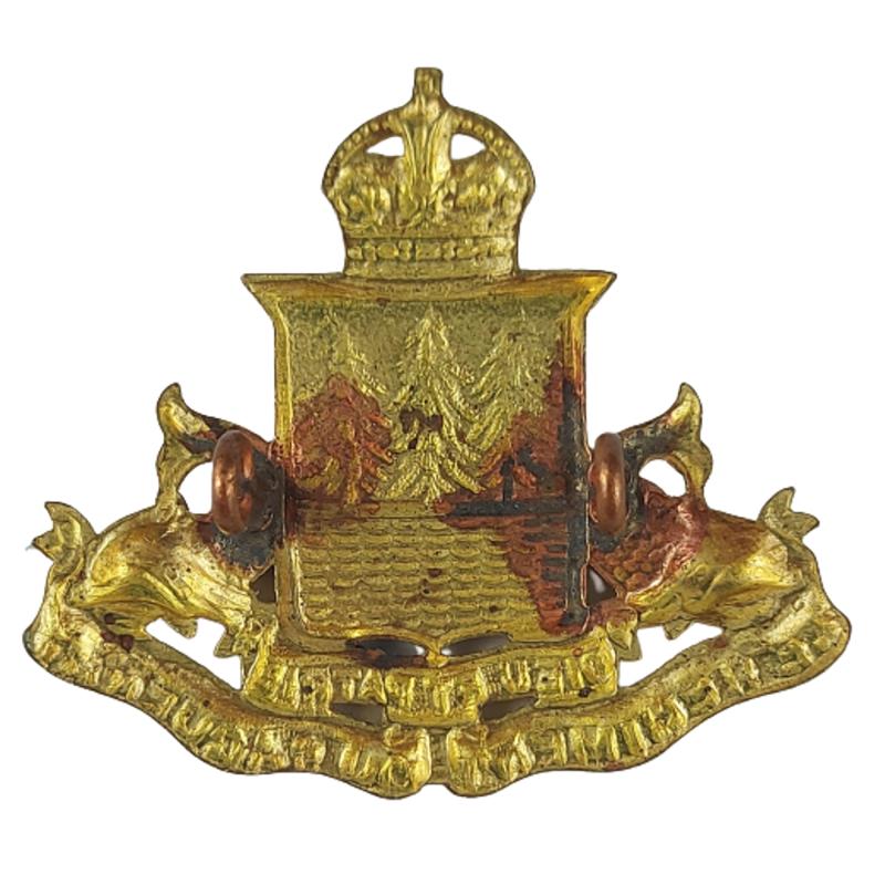 WW2 Canadian Le Regiment De Saguenay Cap Badge