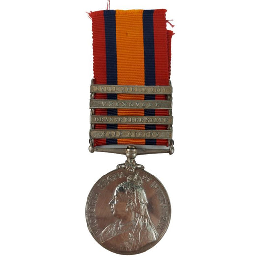 British QSA Queen's South Africa Medal -The Lancashire Fusiliers