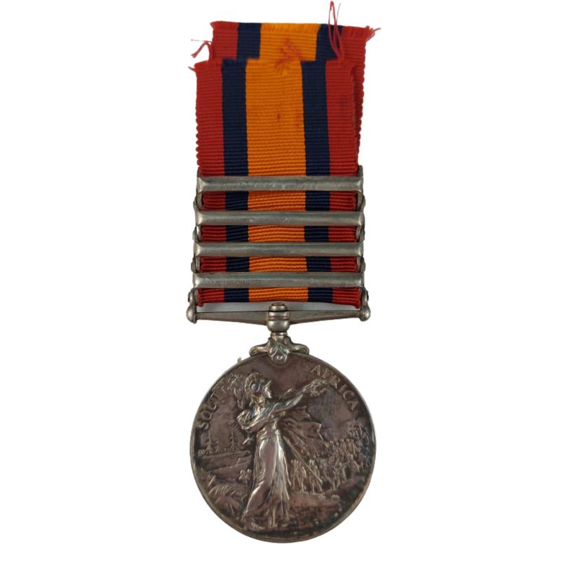 British QSA Queen's South Africa Medal -The Lancashire Fusiliers