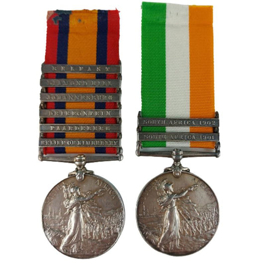 British QSA - KSA Medal Pair