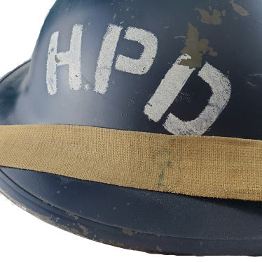 WW2 Canadian HPD Hamilton Police Department Helmet