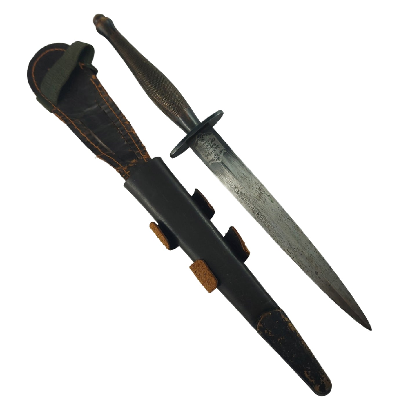 WW2 British Named 2nd Pattern Trademarked Fairbairn Sykes Fighting Knife
