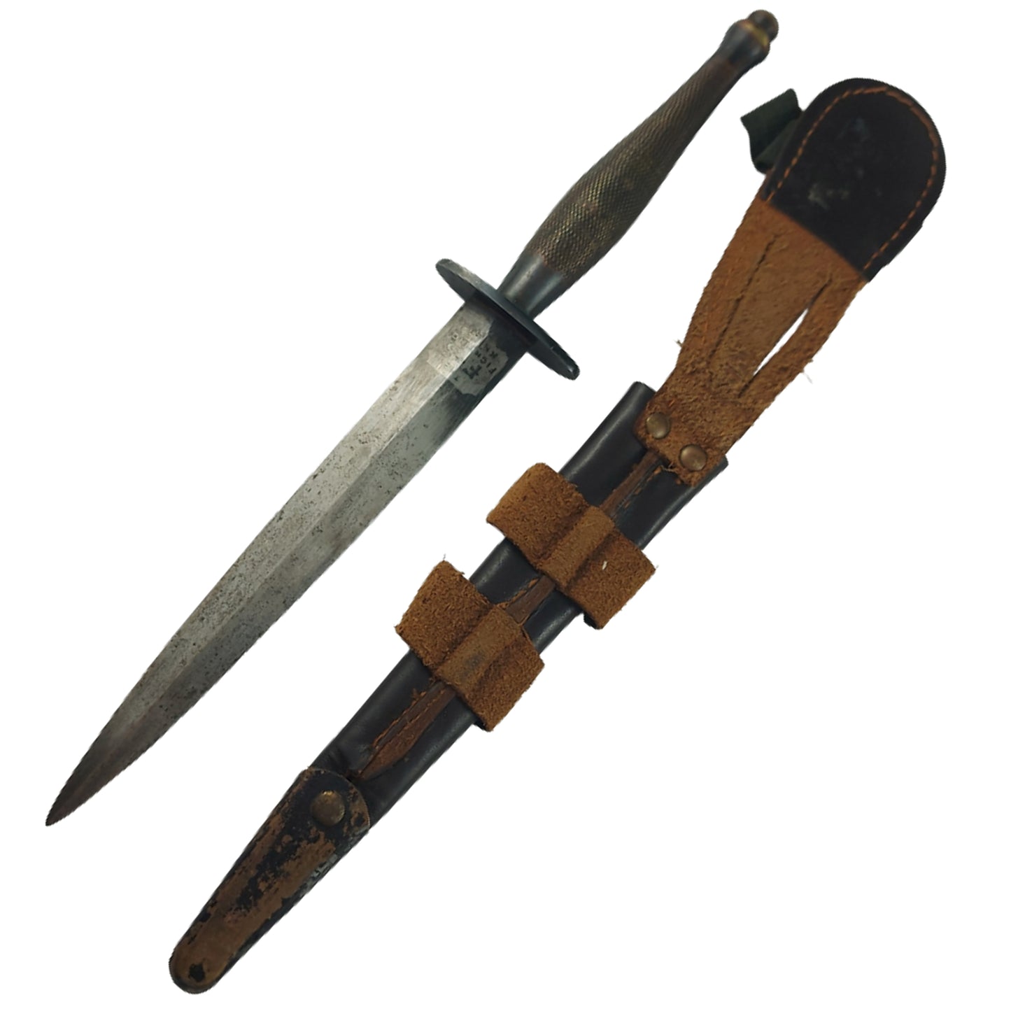 WW2 British Named 2nd Pattern Trademarked Fairbairn Sykes Fighting Knife