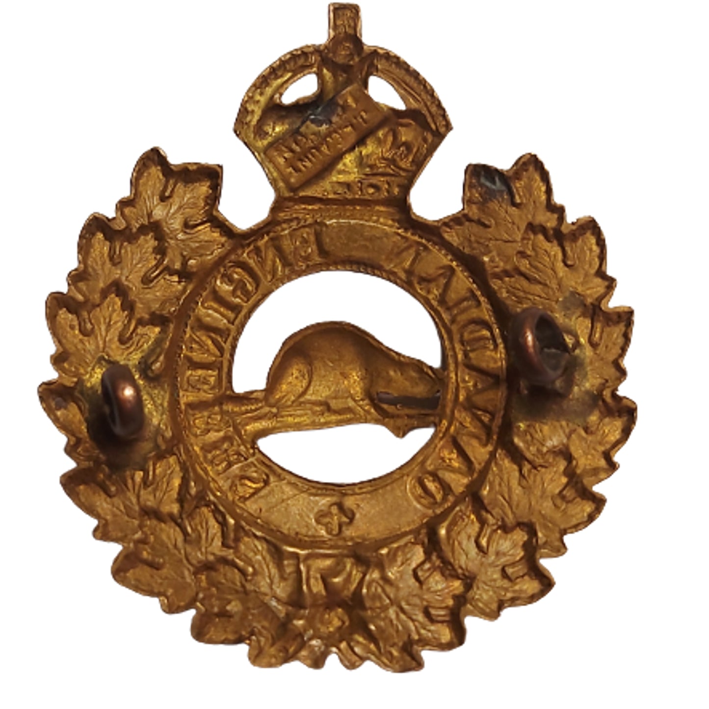 WW1 CEF Canadian Engineers Cap Badge - Gaunt London