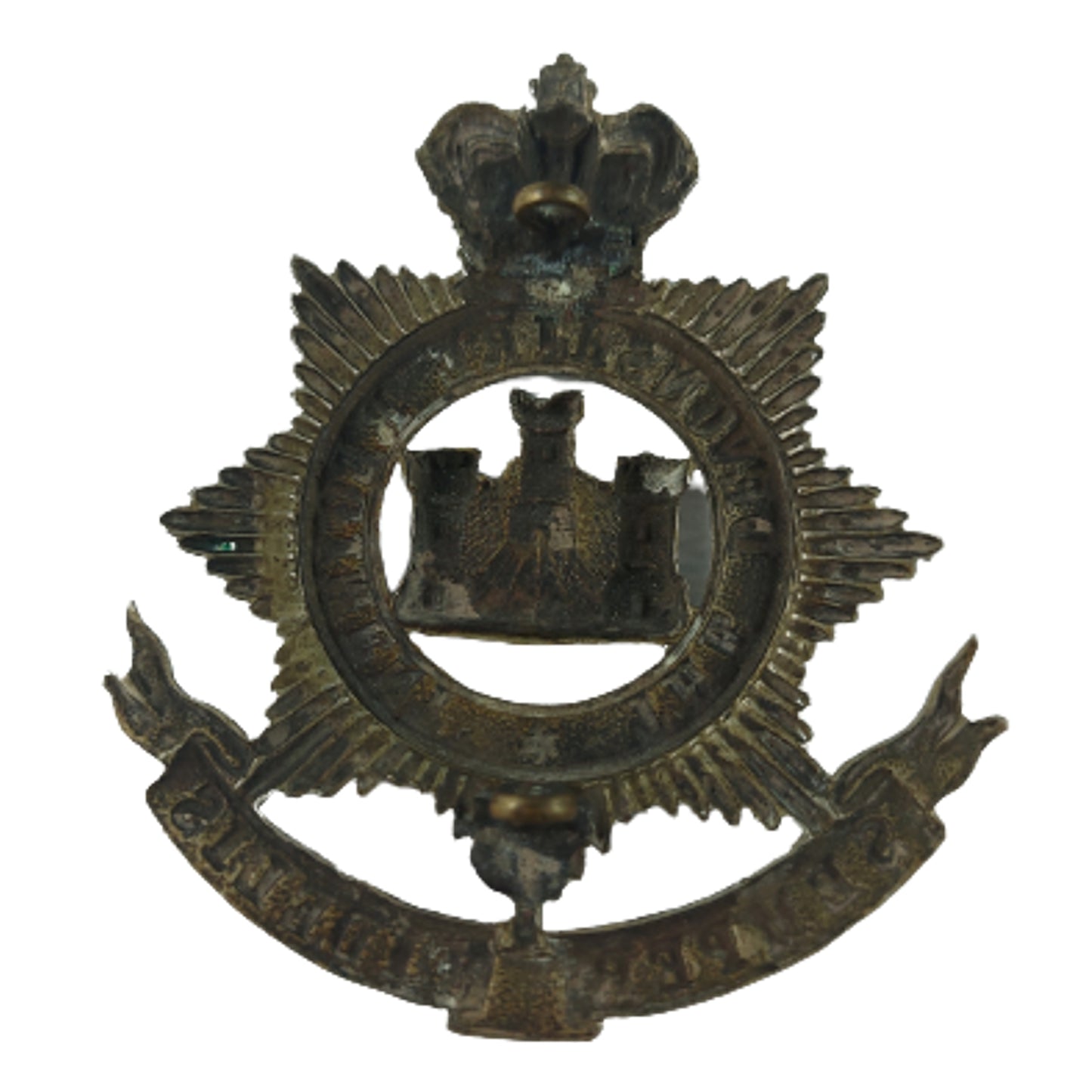 Pre-WW1 British Victorian Devonshire Regiment Helmet Plate