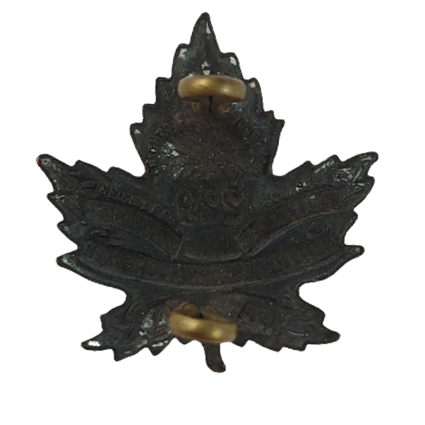 WW1 Canadian 229th Battalion Moose Jaw Saskatchewan Collar Badge - Geo. Lees 1916