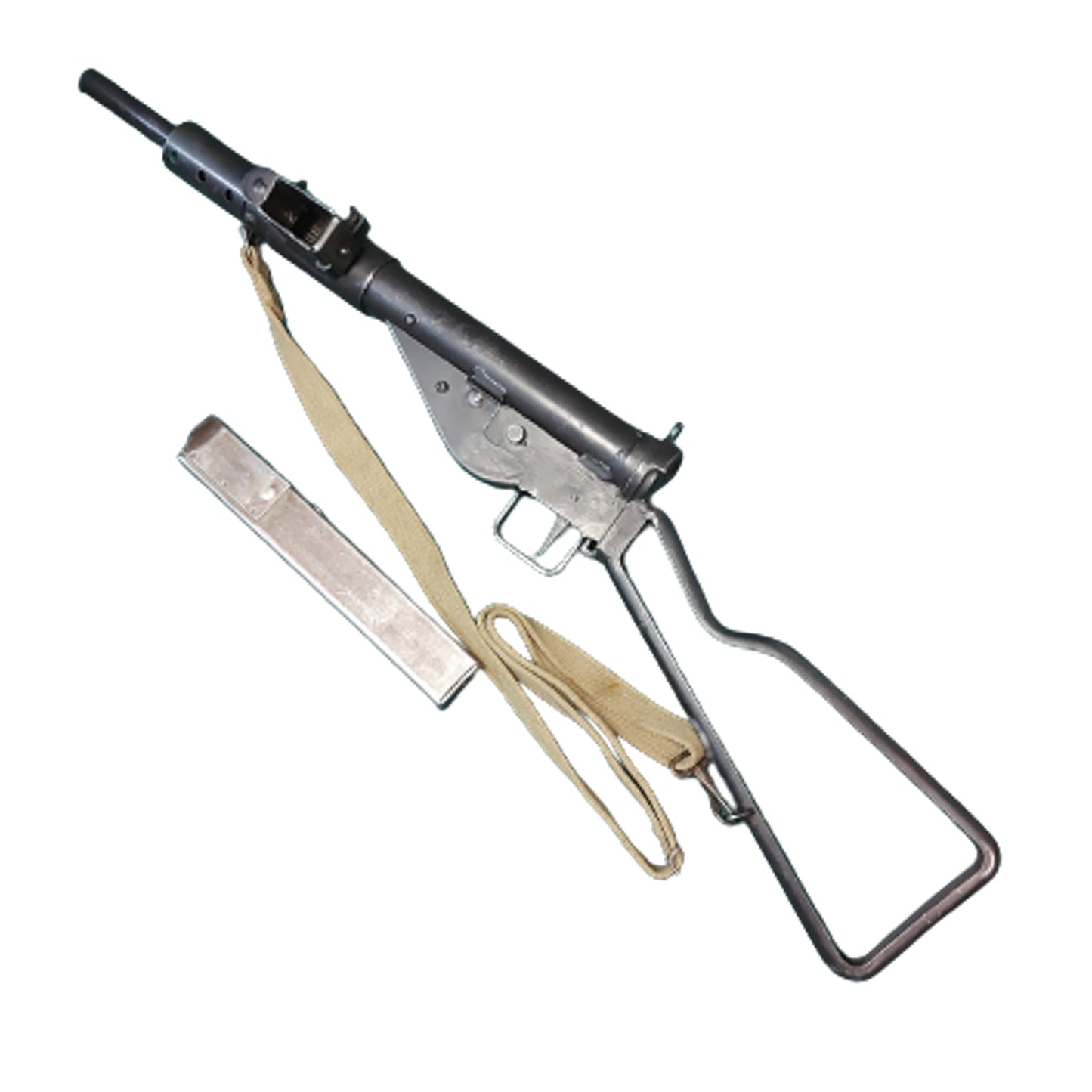 WW2 SA Finnish Deactivated Mk.II Sten Gun