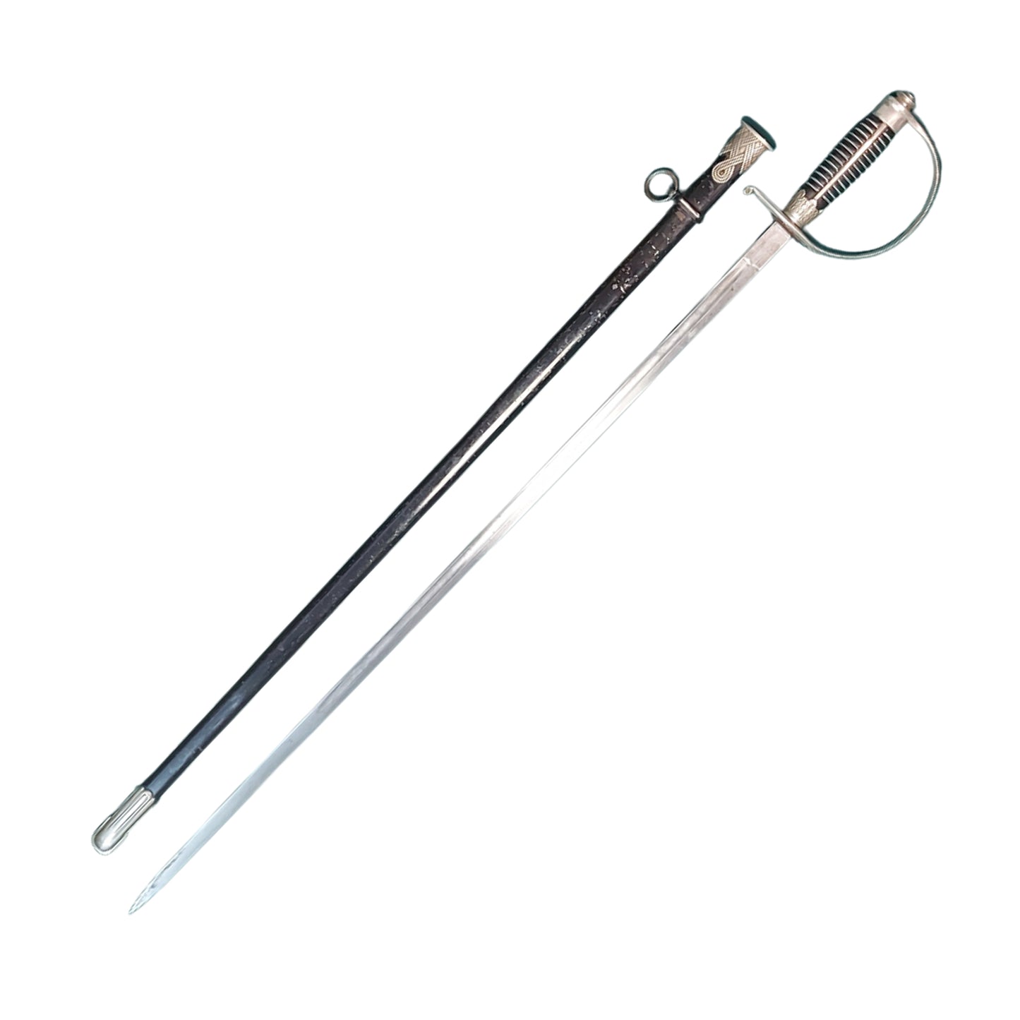 WW2 German Polizei Sword In Scabbard A.E.S. Arthur Evertz