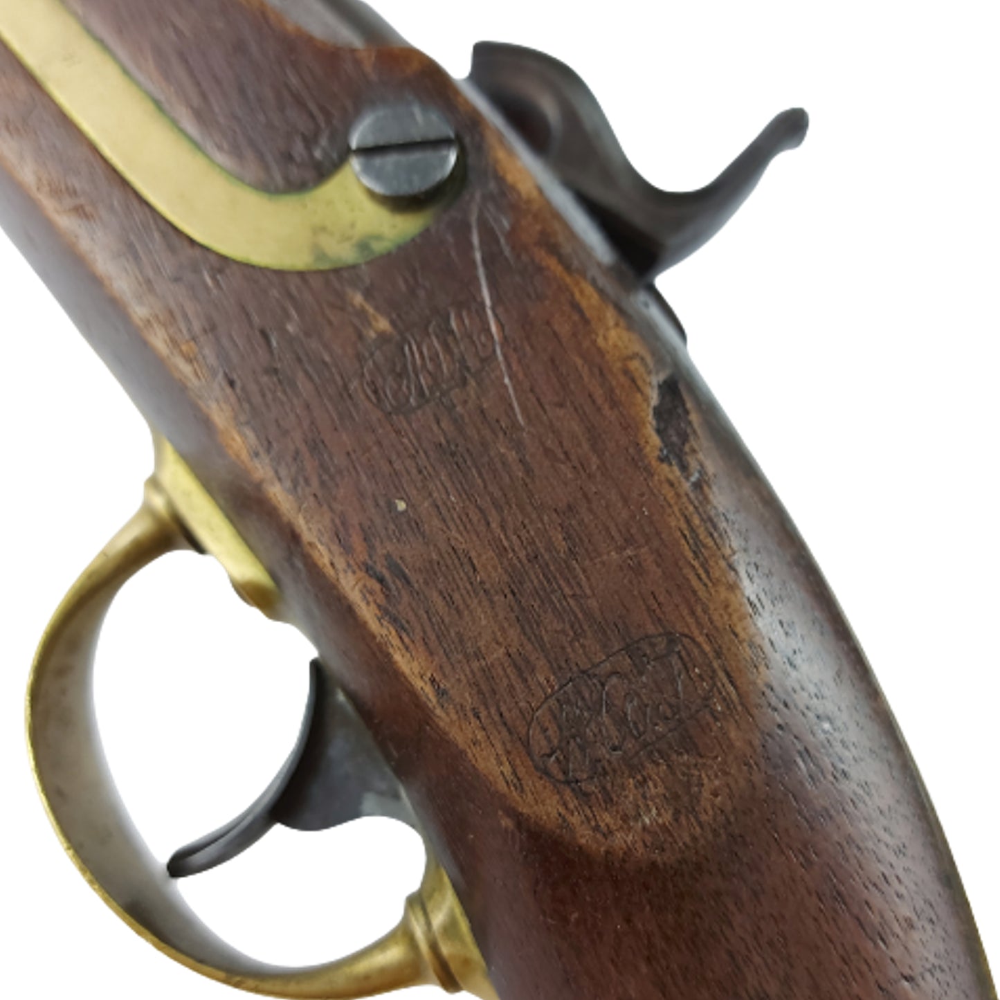 Pre-WW1 Antique U.S. Model 1842 Ashton Military Pistol By H. Aston