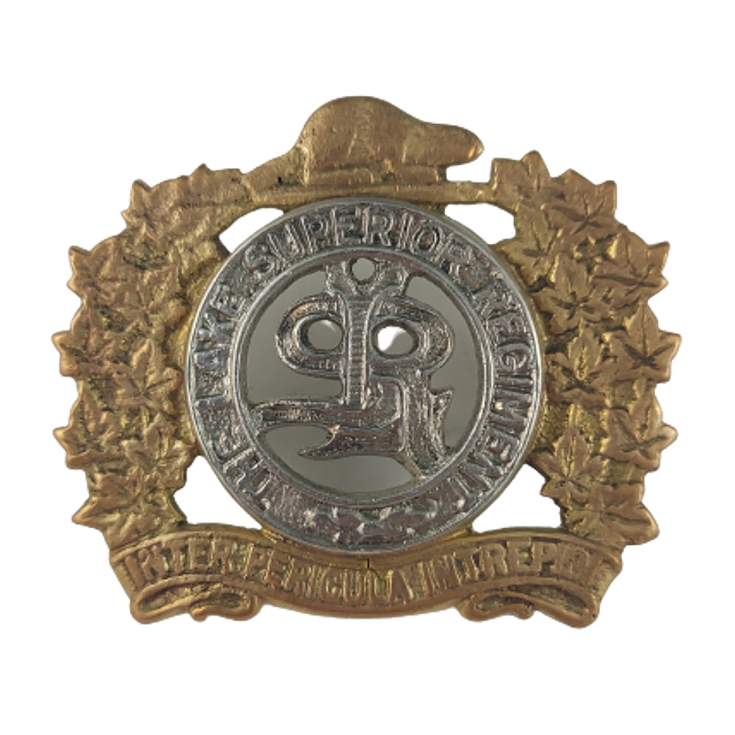 Pre-WW2 1922 Design Lake Superior Regiment Cap Badge