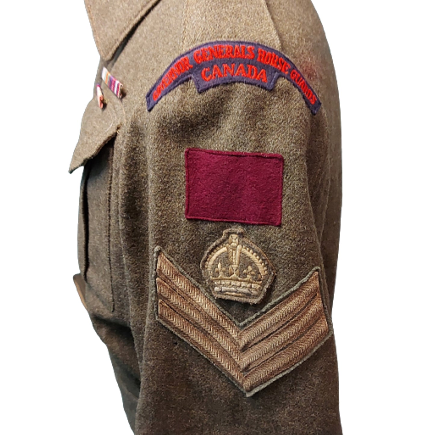 WW2 Canadian GGHG Governor Generals Horse Guard Battle Tunic