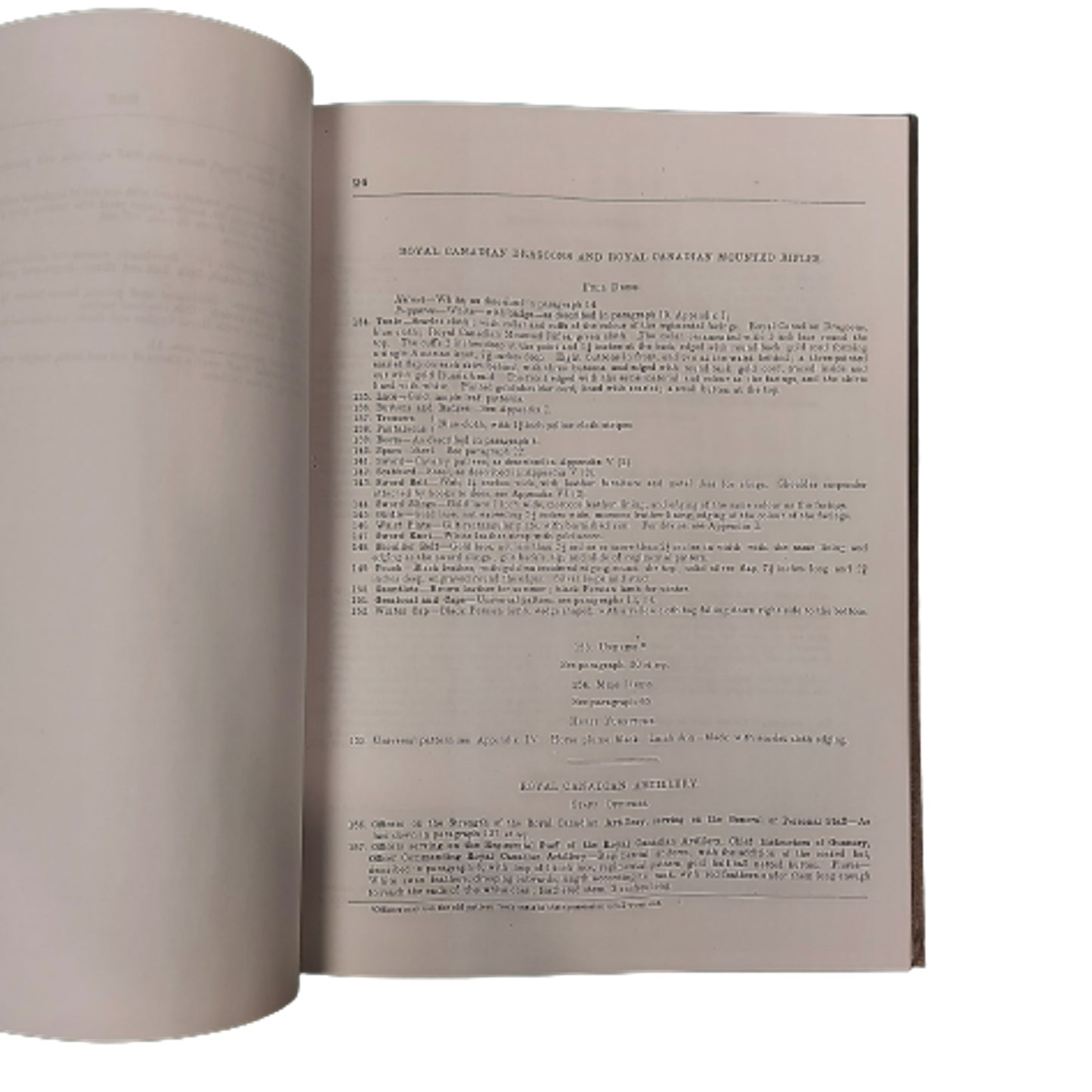 Pre-WW1 Canadian Dress Regulations For The Officers Of The Canadian Forces 1907