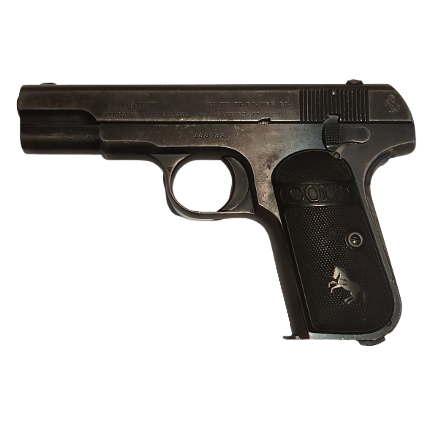WW1 Era U.S. Deactivated Colt Model 1903 SA Pistol