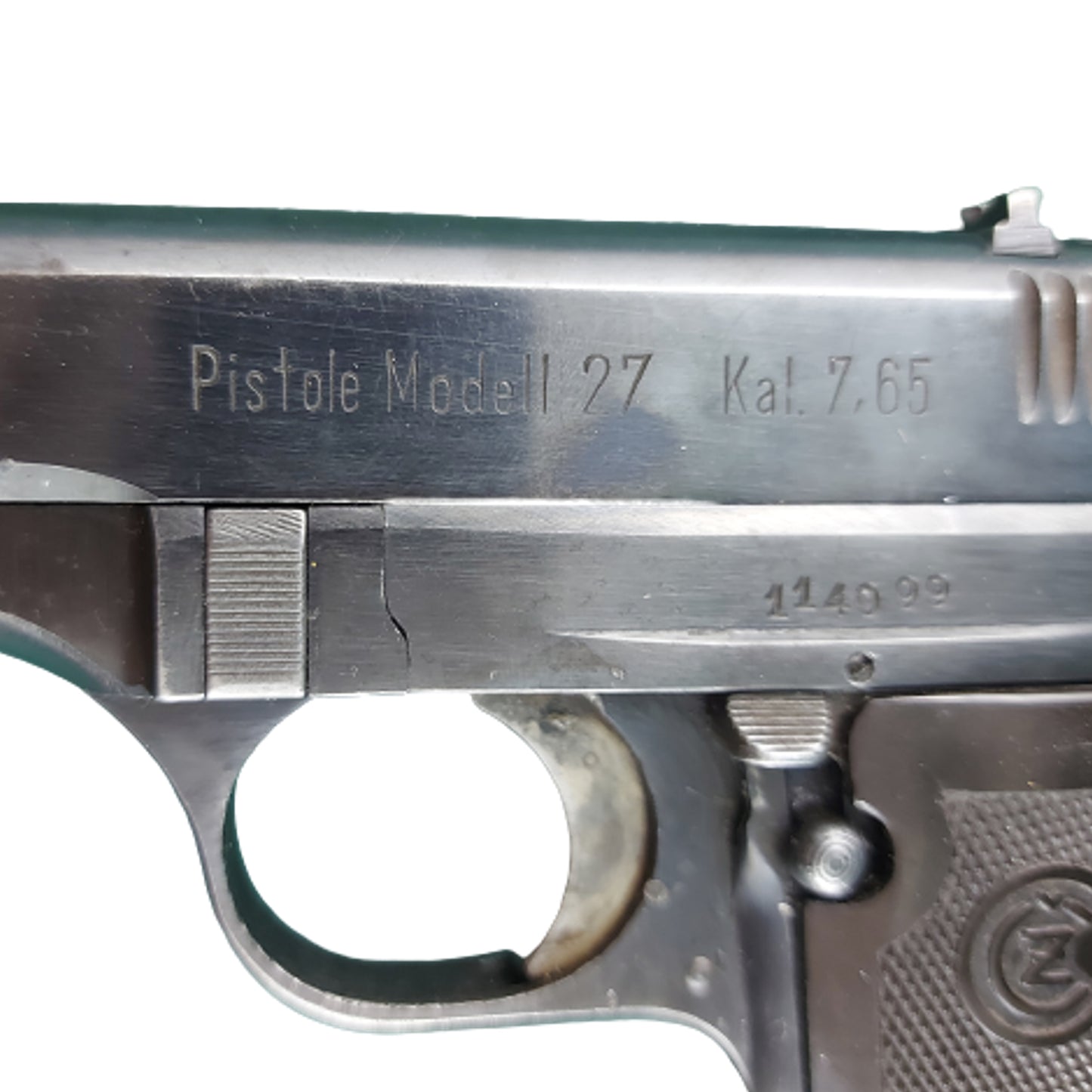 WW2 German Issue Deactivated Czech CZ27 / P27 S/A Pistol