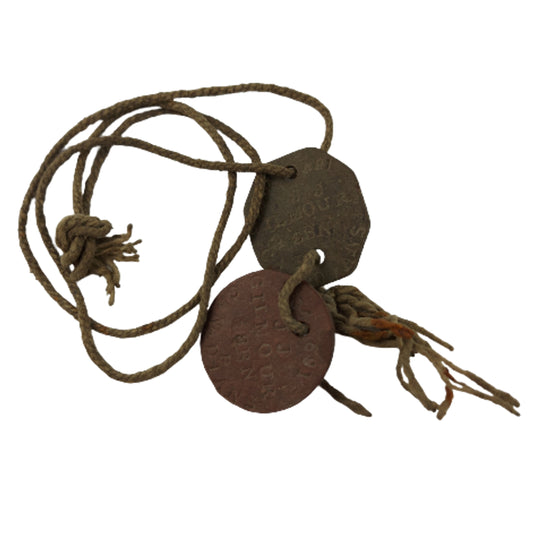 WW1 Canadian ID Identification Tags - 8th BN. / 44th BN