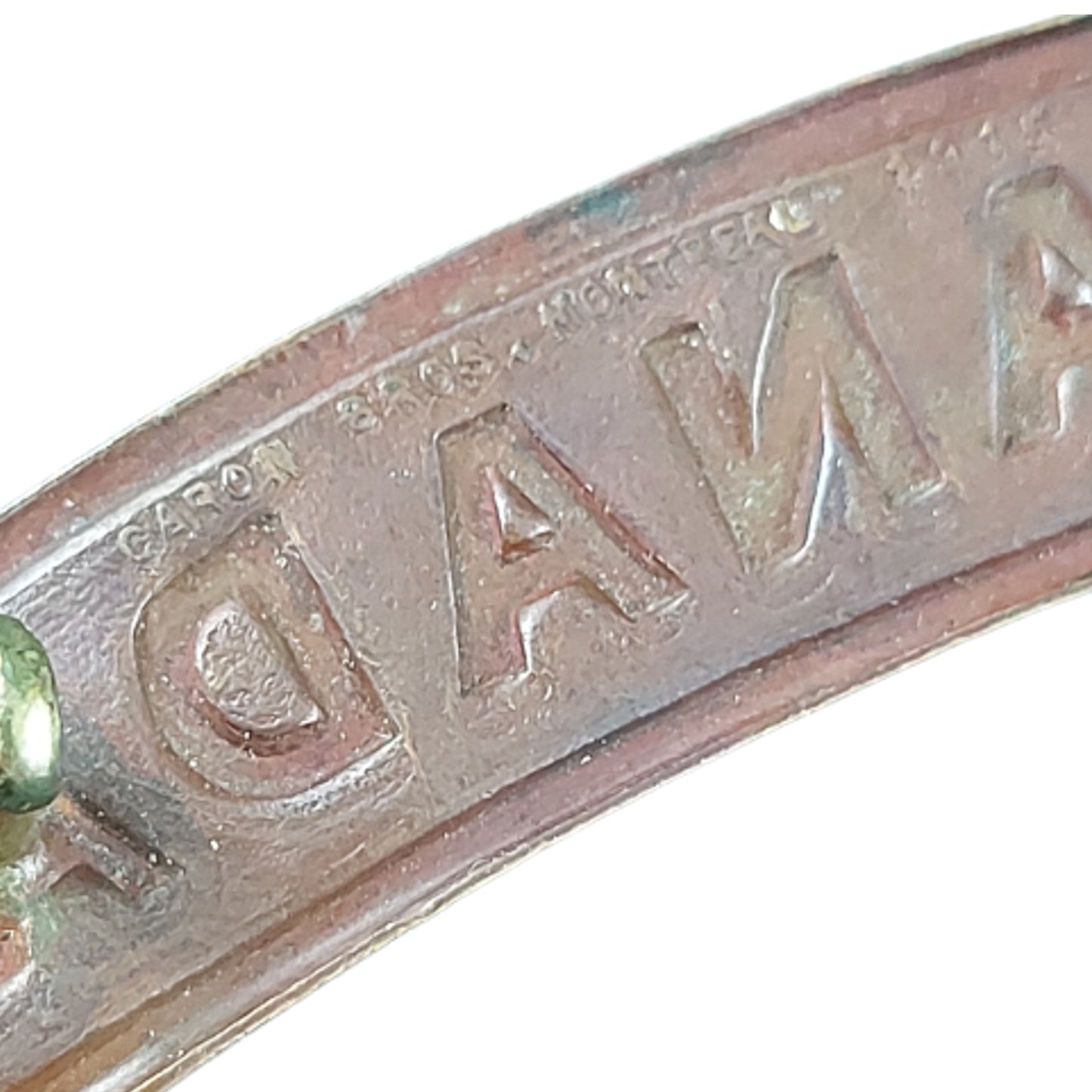 WW1 CANADA Shoulder Title Caron Bros. 1915